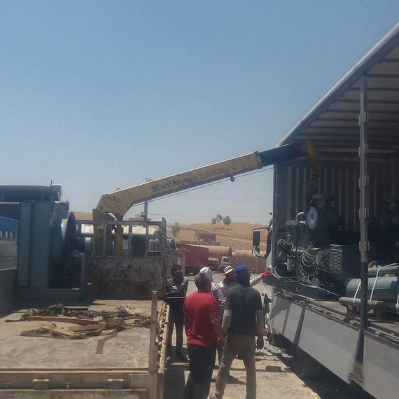 Installation de panneaux solaires dans la Plaine de Ninive